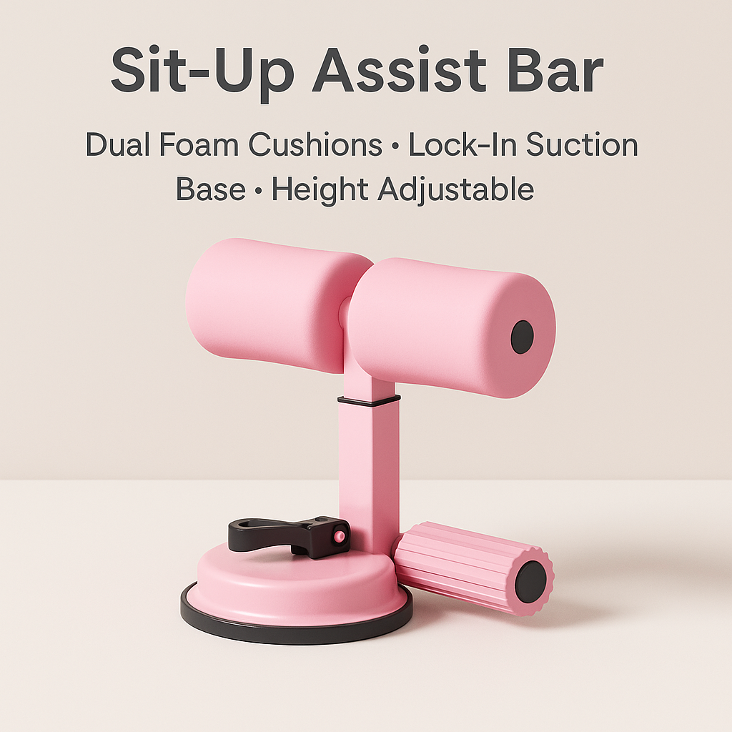 Suction Cup Sit-Up Bar - Portable Floor Anchor | Primal Fit