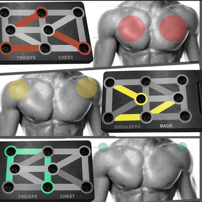 Color-Coded Push-Up Board - Multi-Angle Training | Primal Fit