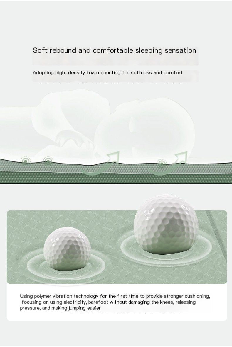 Foldable Yoga Mat - TPE Non-Slip Surface | Primal Fit