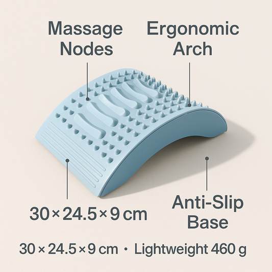 Lumbar Stretch Mat - Massage Nodes for Back Relief | Primal Fit