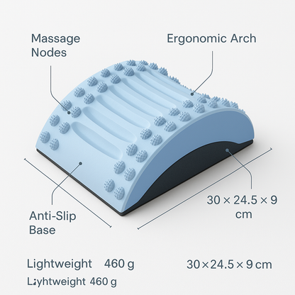 Lumbar Stretch Mat - Massage Nodes for Back Relief | Primal Fit