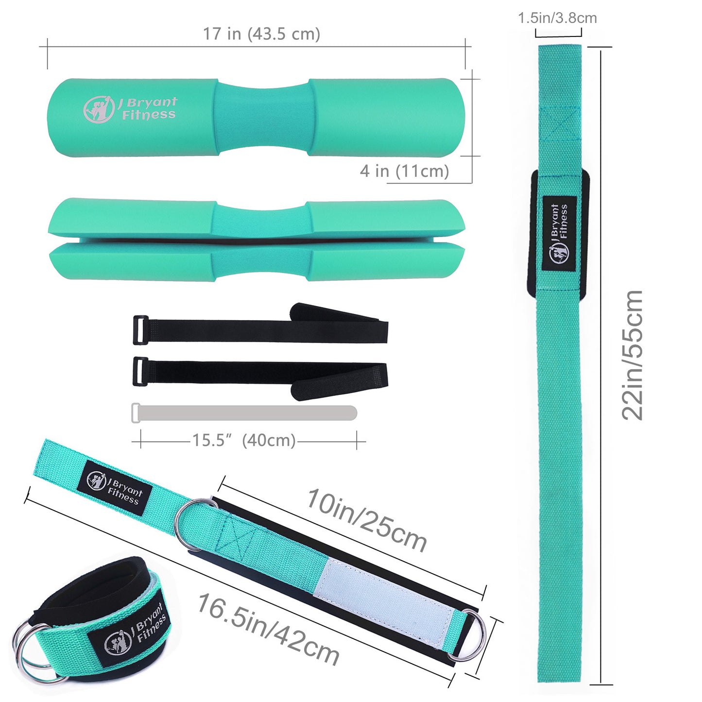 Hip Thrust Pad & Ankle Strap Set - Complete Kit | Primal Fit